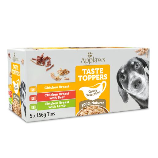 CHICKEN SELECTION IN GRAVY MULTIPACK DOG FOOD 5X156GM