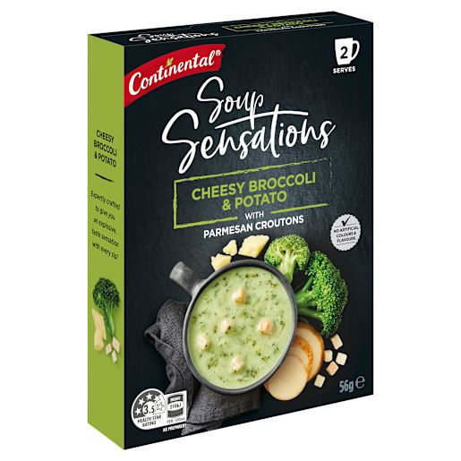 CHEESY BROCCOLI & POTATO SOUP SENSATION 56GM