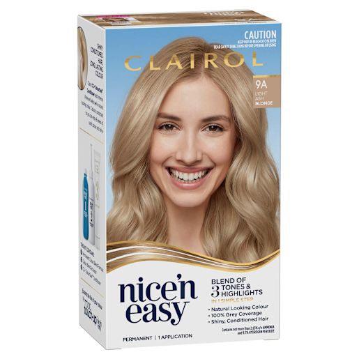 NICE'N EASY 9A NATURAL LIGHT ASH BLONDE 1S