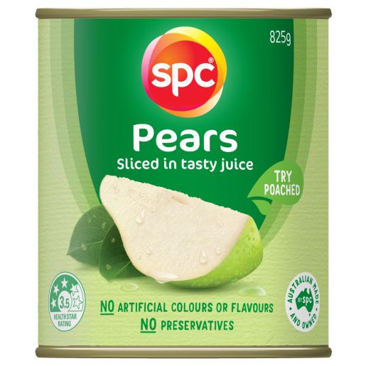 SLICED PEAR IN NATURAL JUICE 825GM