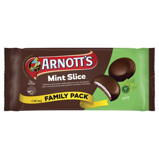 BISCUITS CHOCOLATE MINT SLICE VALUE PACK 365GM
