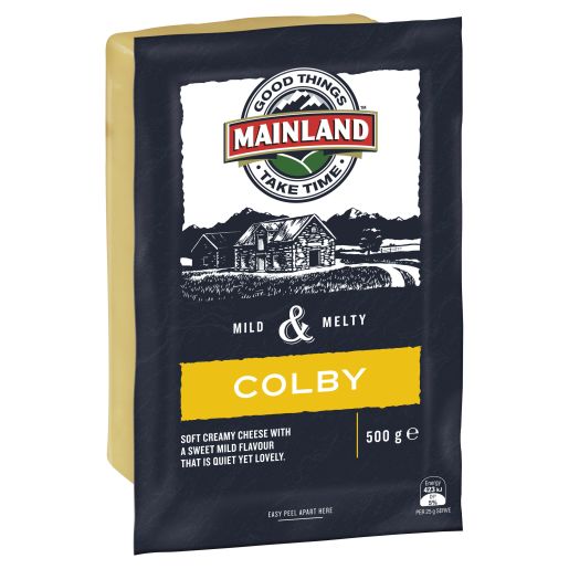 COLBY CHEESE BLOCK 500GM