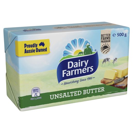 UNSALTED BUTTER BLOCK 500GM