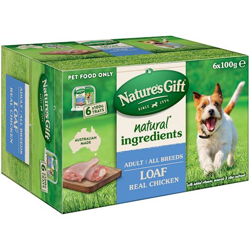 CHICKEN WET DOG FOOD 6X100GM