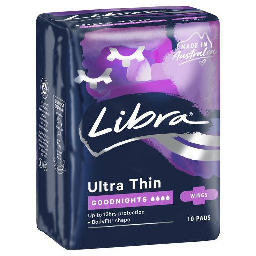 ULTRA THINS GOODNIGHTS PADS 10S