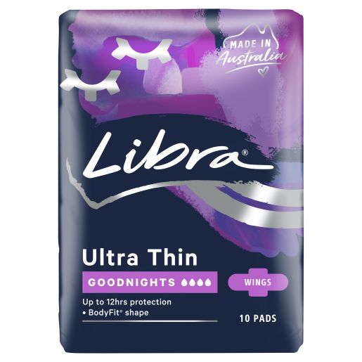 ULTRA THINS GOODNIGHTS PADS 10S