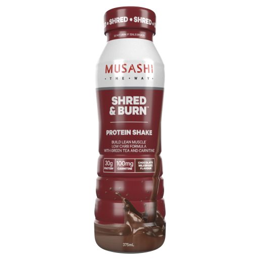 SHRED & BURN CHOCOLATE PROTEIN SHAKE 375ML