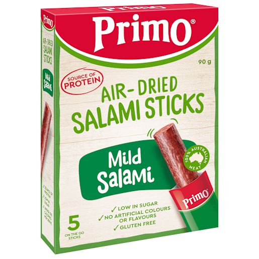 MILD AIR-DRIED SALAMI STICKS 90GM