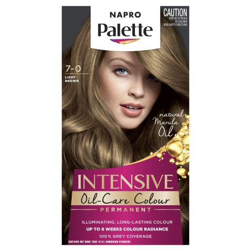 PALETTE 7-0 LIGHT BROWN HAIR COLOUR 115ML