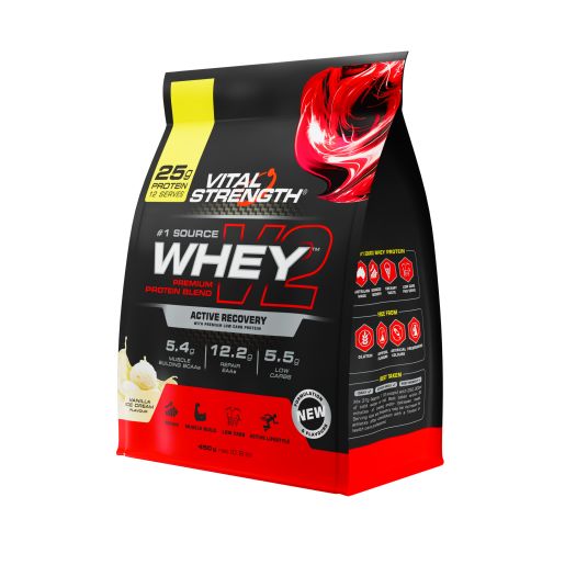 VANILLA V2 WHEY PROTEIN POWDER 450GM