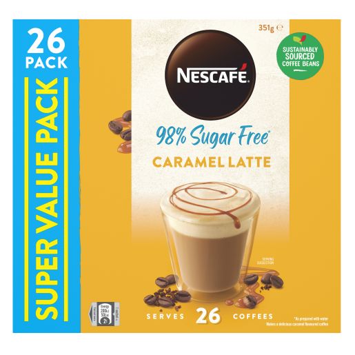 GOLD CAPPUCCINO 98% SUGAR FREE CARAMEL 26PK