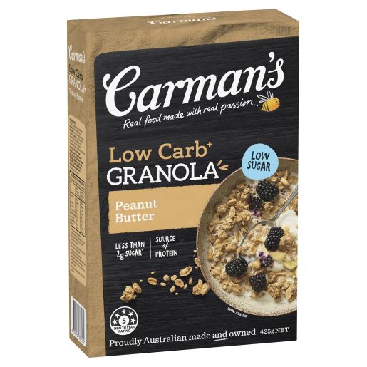 PEANUT BUTTER LOW CARB GRANOLA 425GM