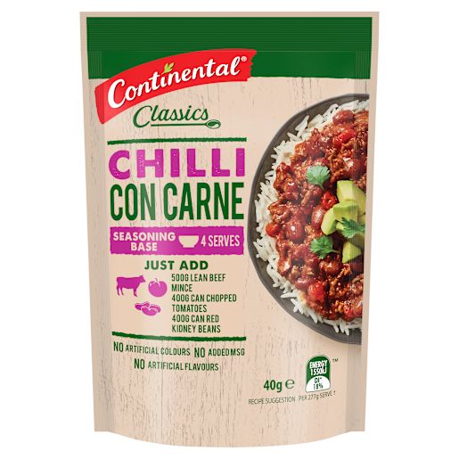 CHILLI CON CARNE RECIPE BASE 40GM