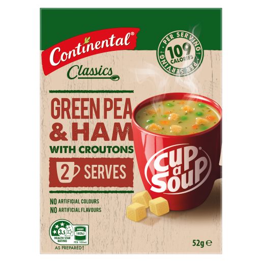 HEARTY PEA & HAM CUP-A-SOUP 2 SERVES 52GM