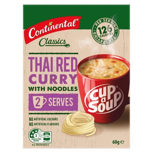 ASIAN THAI CURRY CUP-A-SOUP 2 SERVES 60GM