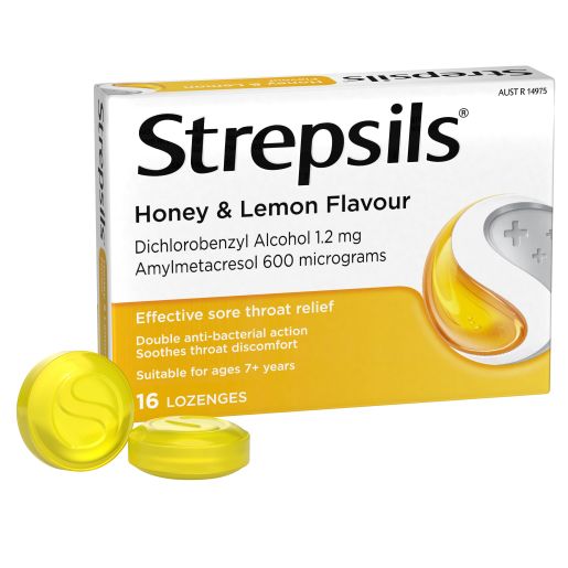 HONEY AND LEMON LOZENGE 16S