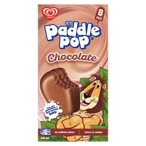 CHOCOLATE PADDLE POP 8S