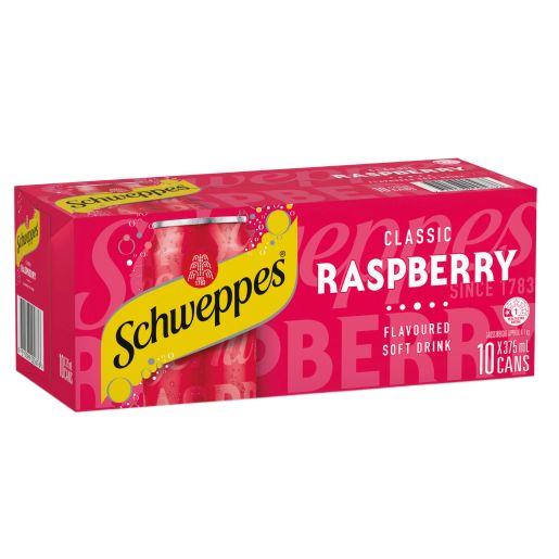 TRADITIONAL RASPBERRY CANS 10X375M