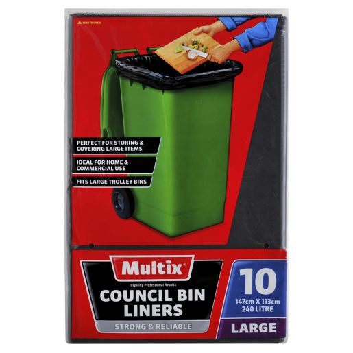 COUNCIL BINLINERS 240L 10S