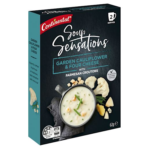 CAULIFLOUR & CHEESE SOUP SENSATIONS 62GM