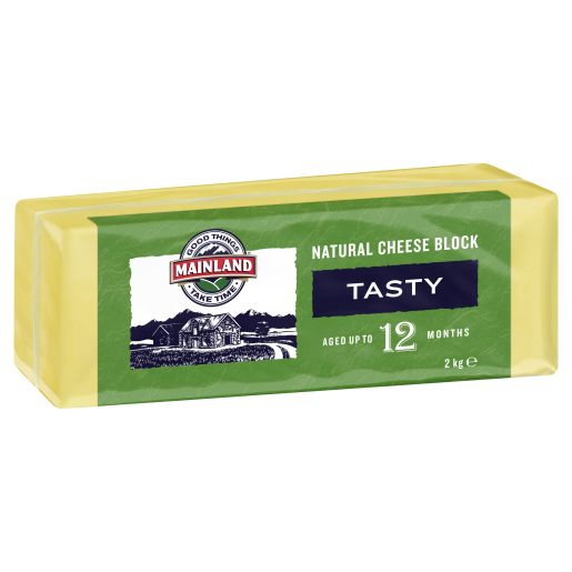 TASTY CHEDDAR CHEESE BLOCK 2KG