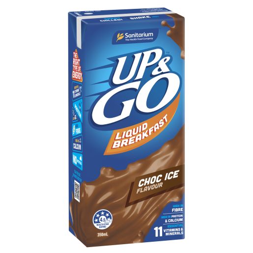 CHOCOLATE ICE UP&GO LIQUID BREAKFAST 350ML