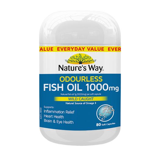 FISH OIL 1000MG CAPSULES 80S