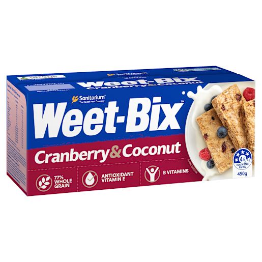 CRANBERRY WEETBIX 450GM