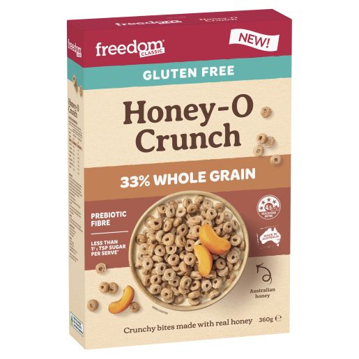 HONEY-O CRUNCH CLASSIC CEREAL 360GM