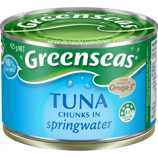 TUNA IN SPRINGWATER 425GM