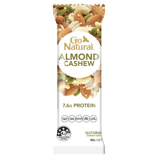 BAR ALMOND AND CASHEW 45GM