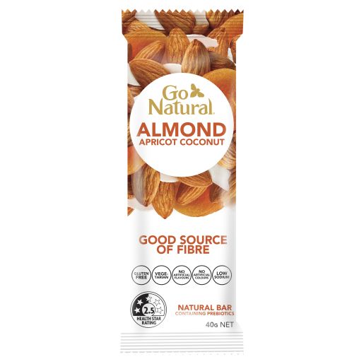 BAR ALMOND AND APRICOT 40GM