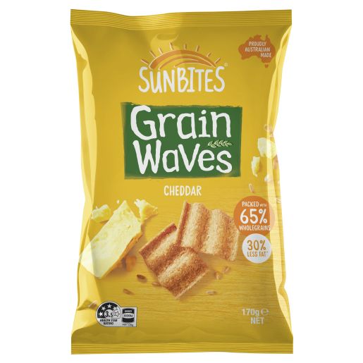 CHEDDAR GRAINWAVES 170GM