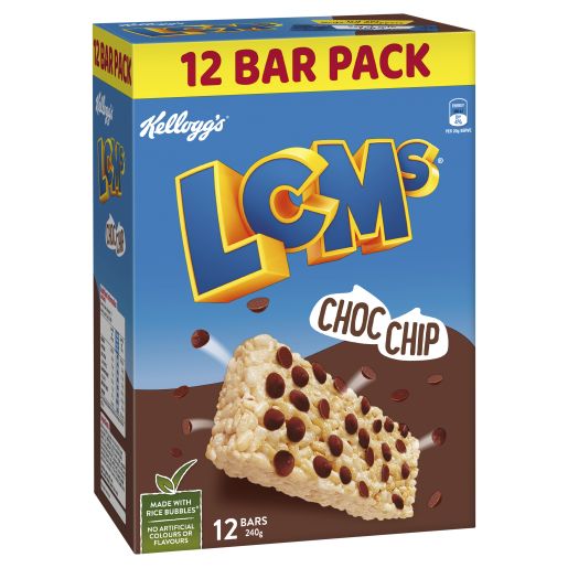 LCMS RICE BUBBLES CHOC CHIPS 240GM