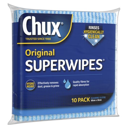 SUPERWIPES REGULAR CLOTHS 10S