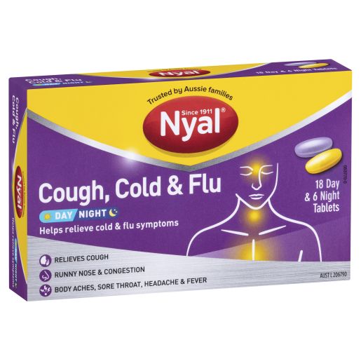 COLD & FLU COUGH TABLETS 24S