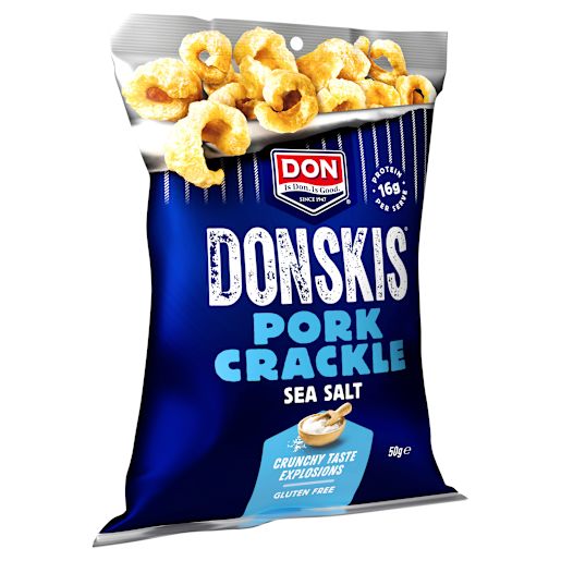 DONSKI SEA SALT PORK CRACKLE 50GM