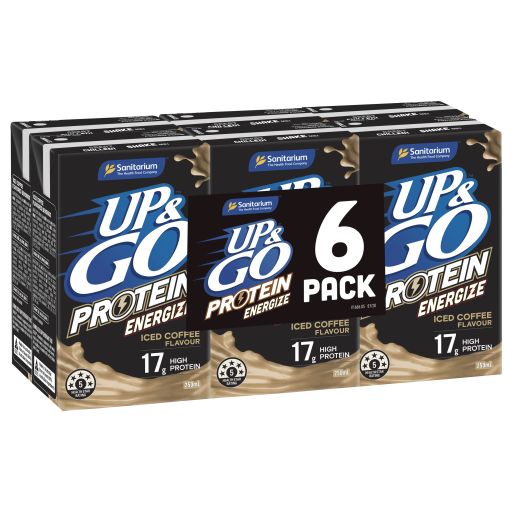 UP&GO ENERGIZE COFFEE LIQUID BREAKFAST 6X250ML