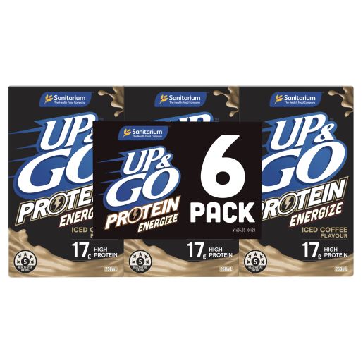 UP&GO ENERGIZE COFFEE LIQUID BREAKFAST 6X250ML