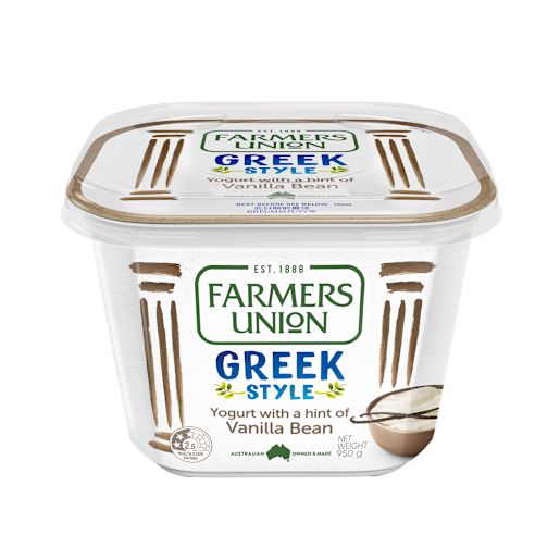 GREEK VANILLA YOGHURT 950GM