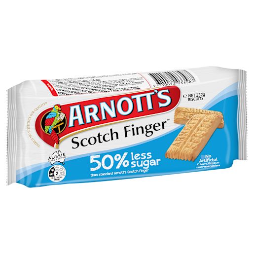 SCOTCH FINGER 50% LESS SUGAR BISCUITS 232GM