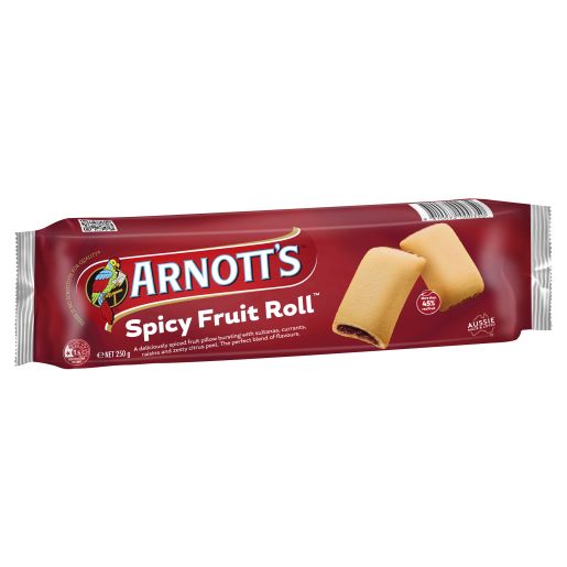 BISCUITS SPICY FRUIT ROLL 250GM