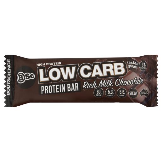 RICH MILK CHOCOLATE HIGH PROTEIN BAR 60GM