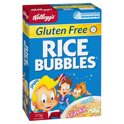 RICE BUBBLES GLUTEN FREE 315GM