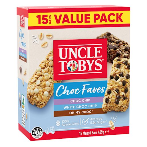 CHOCOLATE LOVERS VARIETY PACK MUESLI BARS 469GM