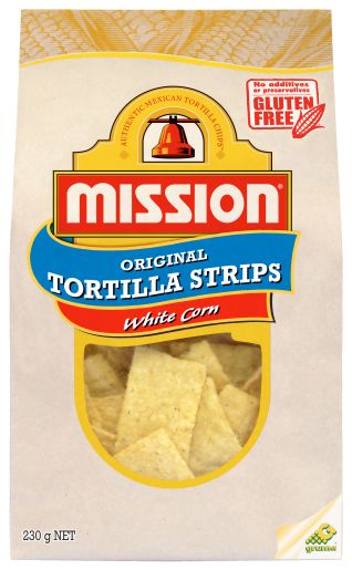 WHITE CORN TORTILLA CORN CHIPS 230GM