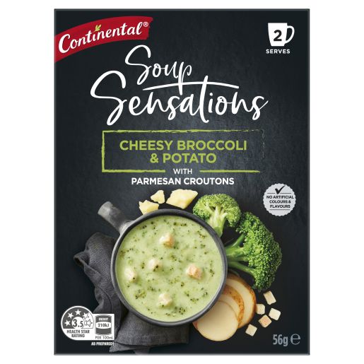 CHEESY BROCCOLI & POTATO SOUP SENSATION 56GM