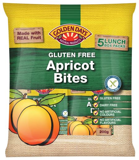 APRICOT BITES GLUTEN FREE 200GM