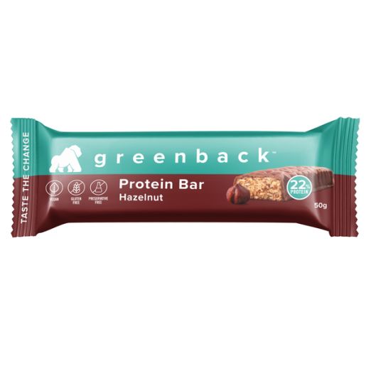 HAZELNUT PLANT BASED PROTEIN BAR 50GM