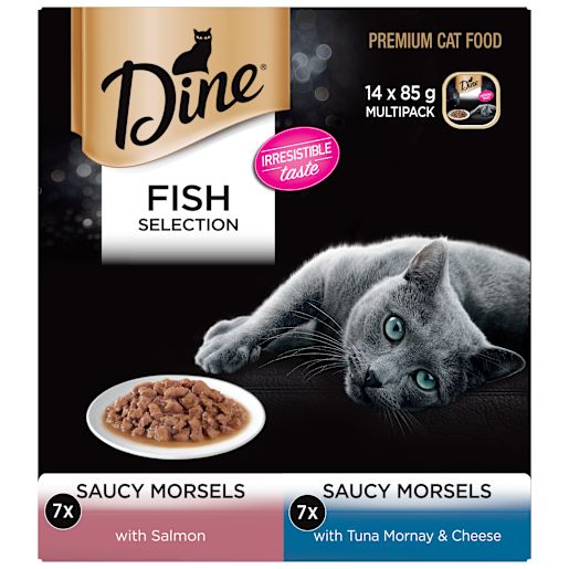 MIXED FISH CAT FOOD 14X85GM